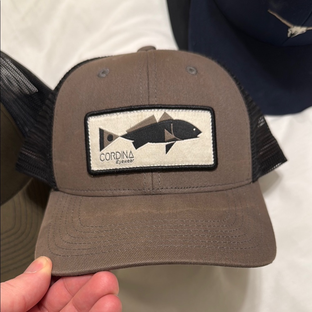 Brown Fish Patch Cap